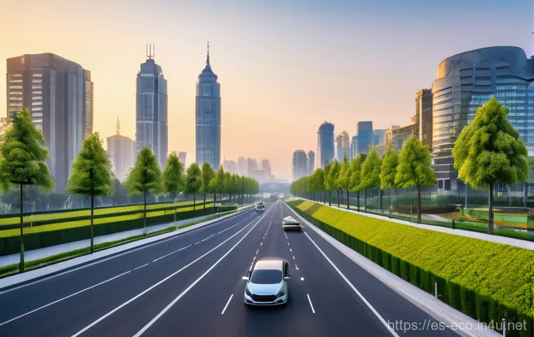 바이오디젤과 환경 - Prompt 1: A City Breathing Clean Air with Biodiesel**